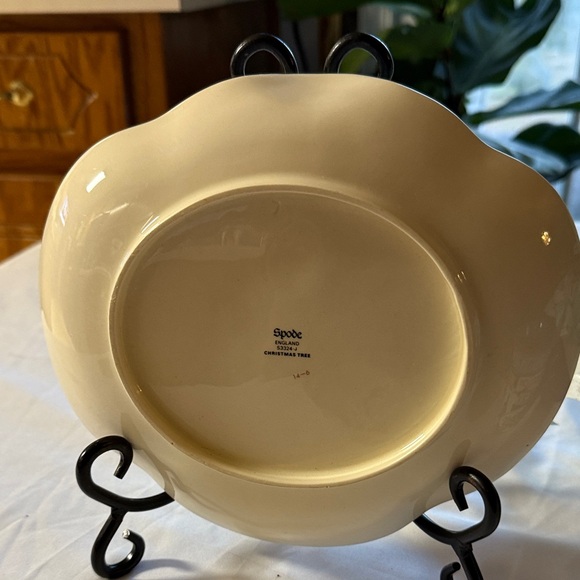 Vintage Spode England Christmas Tree Festive Handled...